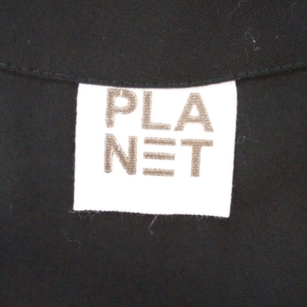 Planet by Lauren G Black Pullover Tunic Dress, OS - Picture 9 of 10